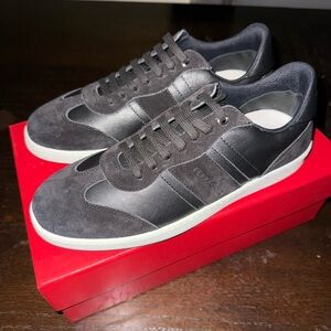Ferragamo Men's Black Achille Sneakers